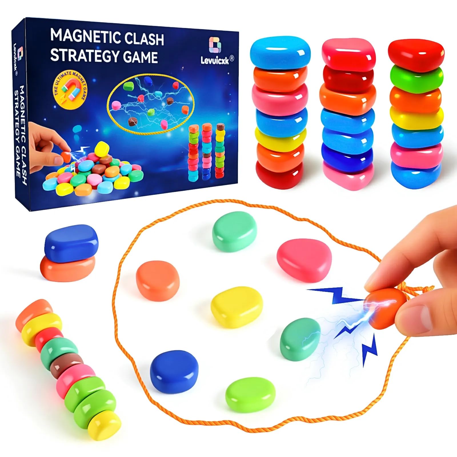 Amazon.com: Magnet Game with String, Magnetic Chess Game with
